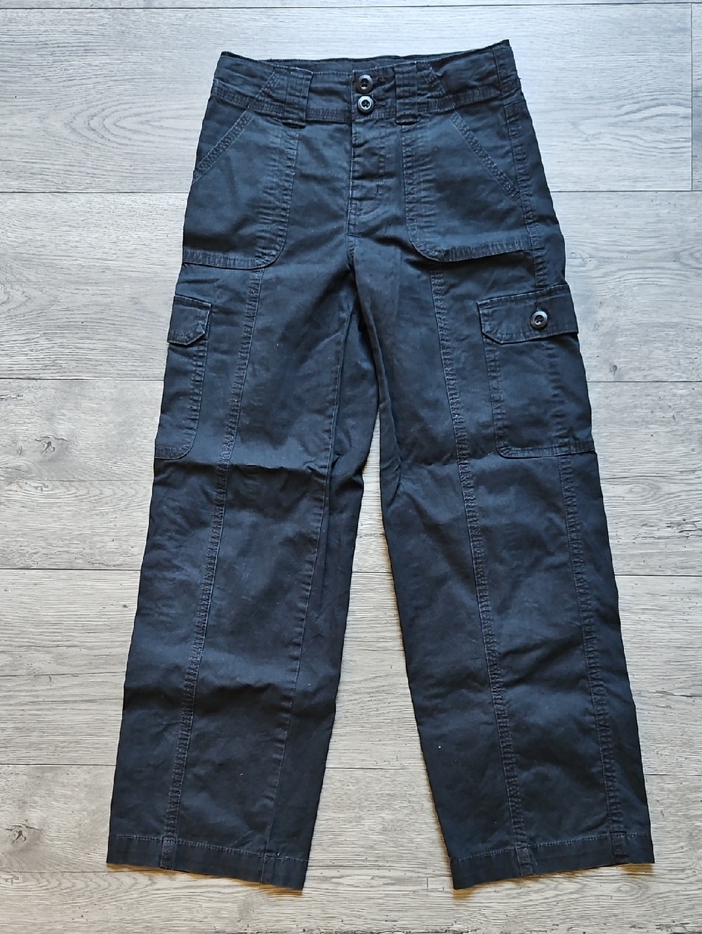 Hippie Girl Black Cargo Pants - Size 8